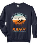 I Am Not An Angel I Can Fly Anyway Gyroplane Sweatshirt For Adults With Retro Gyrocopter Design and Humor Quote
