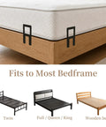Six Pack Heavy Duty Mattress Slide Stoppers Lock Down Metal Beds tight adjustable on various bed frames for stable sleep.