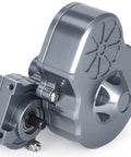 Close-up of Aluminum Alloy RC Transmission Gearbox Kit For 1 To 10 Scale Crawlers Built Tough With Smooth Single Speed Power Transfer