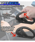2 Pack Wrapping Paper Cutter And Vinyl Film Cutter Dope Safety Knife demonstrating blade installation with hands