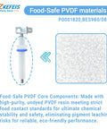 Top Notch Swap Steam Probe Kit Compatible With Breville Sage Dual Boiler And Oracle Touch With Fresh O Rings, PVDF core for food safety.