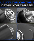 Close-up details of Beefed Up Blade Drive Spindle Replacement For Swisher Zero Turn Lawn Mowers With 60 Inch Cut And 27HP Motor Replaces 10540 Fits T11044 Models Keeps Bearings Smooth And Jams From Happening.