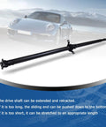 Rear Driveshaft Assembly Replacement For Chevy Equinox 2005 2006 And Pontiac Torrent 2006 3.4L V6 936 120 19152721 19259831 Durable Steel Shaft With Anti Corrosion Paint For Long Lasting Driveline Reliability black steel rear driveshaft assembly