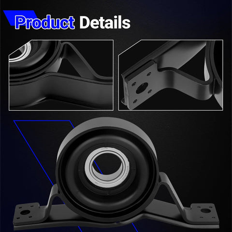 Rear Driveshaft Center Support Bearing OEM Grade Replacement Drop-In Fit for 2015-2018 Dodge Charger, 2015-2020 Dodge Challenger, 2015-2018 Chrysler 300 OE Number 52123980AD Replaces 53010735AB and 52123974AH, AC, AD close-up detail view