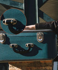 Solid As A Rock 304 Stainless Steel Black Binding Post Screws M5 Hex Drive Rivet Socket Pack With Allen Wrench Heavy Duty Electrical Terminal Connectors No Sweat Assembly For Any Wiring Job on a vintage suitcase handle.