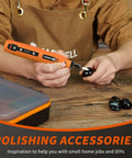 Portable Cordless Rotary Tool Kit Delivers Lightning Fast Usb Power And 111 Essentials For Precise Sanding Polishing And Engraving That Will Let You Shred Through Any Weekend Grind, used for polishing accessories.