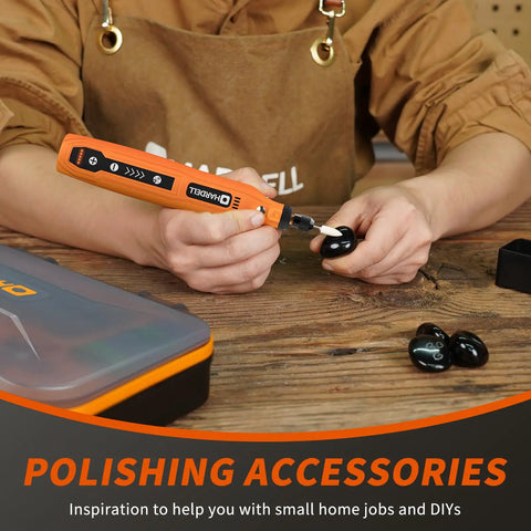 Portable Cordless Rotary Tool Kit Delivers Lightning Fast Usb Power And 111 Essentials For Precise Sanding Polishing And Engraving That Will Let You Shred Through Any Weekend Grind, used for polishing accessories.