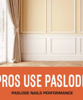 Universal Short Yellow Trim Fuel Cells For Cordless Finish And Brad Nailers With Adapter Heads Lubricating Oil Base Runs Slick And Delivers Serious Power Nonstop Pack Of Six displayed in a bright room with wood flooring.