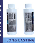 Kickass Water Based Stone And Concrete Paver Sealer That Amps Up Bright Natural Hues While Restoring Faded Surfaces With A Tough Breathable Shield For Marble Granite Slate bottle viewed from side showing labeling and instructions.