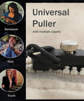 Universal Zipper Repair Kit With Removable Sliders And Quick Fix Heads for backpacks, tents, and trunks with adjustable pull