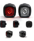 Type C Rechargeable LED Bike Front And Rear Light Set For Night Riding IPX6 Waterproof Safety Headlight And Taillight With USB Charge 50m Beam Distance For Clear Road View Great For Kids And Adults.