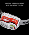 Rechargeable Headlamp With Reactive Lighting Technology, 900 Lumens, Ultra Compact And Lightweight, dual section headband