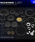 Seal Kit For ZT Series Transaxles 72994 Replacement Set Fits ZT 2800 3100 3400 Transaxles Including ZH ZJ ZK ZL ZM Models With O Ring Gasket Pack For Easy Install And Heavy Duty Long Lasting Performance In Home And Pro Lawn Setups, 30-piece set