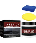 Interior Scratch Repair Kit For Dashboards, Plastics And Leather, 2026 Upgraded Go-To Quick Fix, 4.23 oz jar with cloth and pad