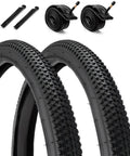 Two Pack 26x1.95 Mountain Bike Tires With Tubes And Tire Levers Puncture Resistant 26 Inch MTB Tire Kit For Replacements Upgrades Trail Repairs And All Weather Riding