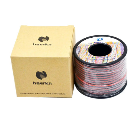 Silicone Hook Up Wire 20 Gauge Two Conductor Parallel Cable 200 Feet Total Black And Red High Temp Flexible Oxygen Free Stranded Tinned Copper Wire For Electronics