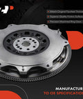 Premium Dual Mass Flywheel Replacement For Ford Mustang 2011 2012 2013 2014 V6 3.7L Engine with precision machined surface.