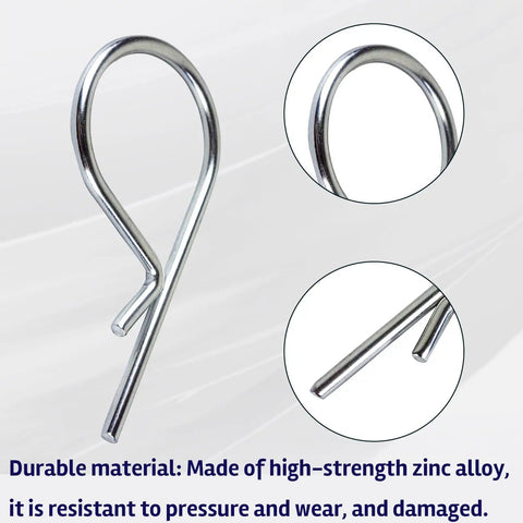 Rugged Heavy Duty Trailer Sway Control Clips Zinc Alloy Pins For Travel Trailers RVs And Hitch Accessories