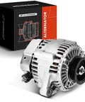 Drop-In Beefed-Up 95Amp 12V Alternator For Honda CR-V 1997-2001 2.0L L4 With 4-Groove Pulley CCW Rotation Square Plug
