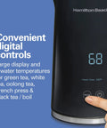 Digital Temperature Control Tea Kettle 1.7L With 5 Preset Modes For Green White Oolong And More Keep Warm Function Fast Boil 1500W BPA Free
