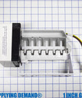 Refrigerator Ice Maker Assembly Replacement W10251076 W10122576 Model Specific Not Universal Fits Side By Side Refrigerators 120V 6 Cube Mold 4 Pin Harness Easy Install Plug And Play.
