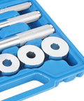 17 Piece Bearing Press Kit With Aluminum Alloy Universal Bearing Race And Seal Driver Includes 14 Double Sided Adapters