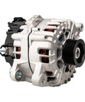 Close-up of Direct Fit Alternator For Kia Telluride 2020 Through 2022 And Hyundai Palisade 2020 Through 2023 Replacement Part