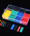Heat Shrink Tubing Kit 2 To 1 Ratio Multi Color Assortment With Box For Wire Repair Automotive Wiring And Electronics DIY