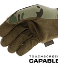 Tactical Glove With Anti Slip Grip For Heavy Duty Work, Impact Resistant, And Touchscreen Compatible, Large, MultiCam Camouflage