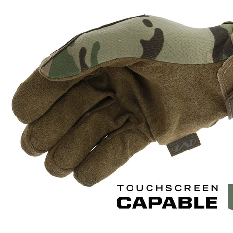 Tactical Glove With Anti Slip Grip For Heavy Duty Work, Impact Resistant, And Touchscreen Compatible, Large, MultiCam Camouflage