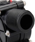 Close-up of Portable Micro Hydro Generator For Off Grid Charging With 5V 12V And 80V DC Output Water Turbine Power Plant