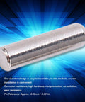Stainless Steel Dowel Pin 2.5x10 Mm Pro Grade Locating Pin For Machinery Manufacturing And CNC Setup shown on blue background.