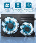 Premium Engine Radiator Cooling Fan Assembly Fits Audi A3 VW Jetta GTI Passat Beetle Tiguan with curved blades.