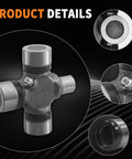 1310 Series Universal Joint 5-153X U-Joint Kit Two Piece Set Greasable With Outside Snap Ring OSR Bearing Cap 1.062 Inches