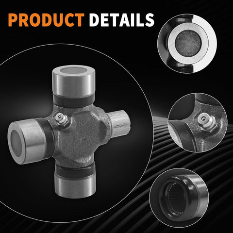 1310 Series Universal Joint 5-153X U-Joint Kit Two Piece Set Greasable With Outside Snap Ring OSR Bearing Cap 1.062 Inches