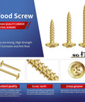 Built Tough Number 8 Half Inch Wood Screws 500 Pack Carbon Steel Truss Head Fasteners close-up view, highlighting anti-corrosion design.