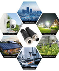 Industrial M12 8 Pin Male Connector 12mm A Code IP67 30V 2A in diverse use cases like outdoor lighting and industrial automation