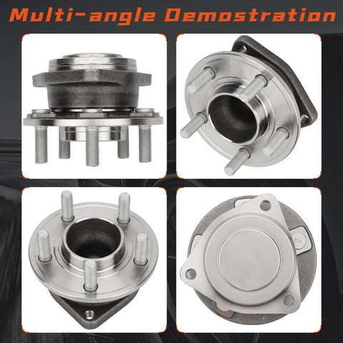 Front Wheel Hub And Bearing Assembly LH RH Fit 2012 2020 Dodge Challenger Charger And Chrysler 300 With 5 Lug ABS demonstration