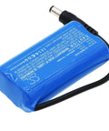 Heavy Duty 7.4V 2600mAh LiIon Battery Pack For Makeblock Mbot Ranger Orion Ultimate 2.0 14026 Replacement 19.24Wh Compact 68mm by 37mm by 20mm Plug And Play Ready For Longer Run Time, blue Li-ion pack with DC connector