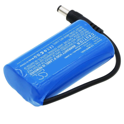 Heavy Duty 7.4V 2600mAh LiIon Battery Pack For Makeblock Mbot Ranger Orion Ultimate 2.0 14026 Replacement 19.24Wh Compact 68mm by 37mm by 20mm Plug And Play Ready For Longer Run Time, blue Li-ion pack with DC connector
