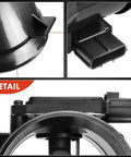 Mass Air Flow Sensor 4 Pins For Ford F150 1999 To 2003 V8 4.6L 5.4L F150 Heritage 2004 close-up views and connector detail