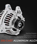 Alternator 12V 132Amp Replacement For Ram 1500 Durango And Jeep Grand Cherokee 1999 Through 2006 3.7L V6 And 4.7L V8
