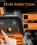 Close-up of All In One Welding Machine 3 In 1 Plasma Cutter TIG Welder And MMA Stick Welder with 2T/4T function and LED display