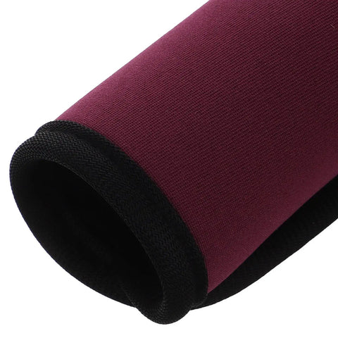 Close-up of Two Pack Neoprene Dumbbell Handle Covers For Pull Up Bars And Barbells Secure Grip Bar Pad Cushions Sweat Resistant