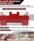 Two-layer adjustable clamping slots for All In One Honing Guide With Whetstone For Woodworking, Upgraded Centering Sharpening Jig.