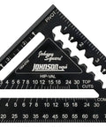Johnny Square 7 Inch Aluminum Rafter Square With EZ Read Finish Pro Framing Tool For Hip Valley And Jack Rafters Durable CNC Machined Edges