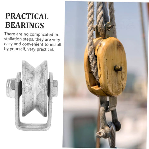 cast iron sliding gate pulley showcasing practical bearings for easy installation