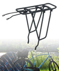 Rear Bike Rack Cargo Carrier for Most Bikes 75 kg Load Capacity Aluminum Iron Frame Heavy Duty Luggage Rack