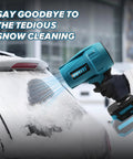 Compact Dope Jet Dry Blower Turbofan For Makita 18V Battery Cordless Handheld Brushless Leaf Blower used for snow cleaning