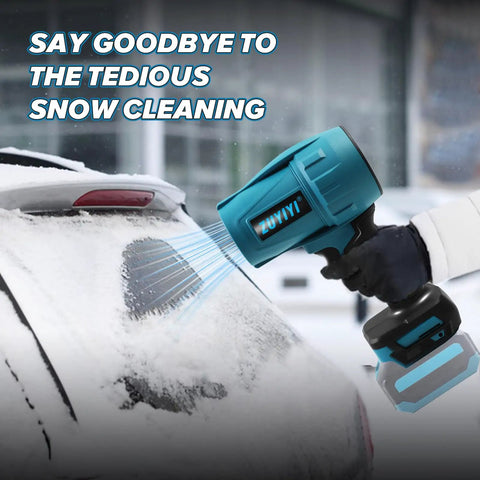 Compact Dope Jet Dry Blower Turbofan For Makita 18V Battery Cordless Handheld Brushless Leaf Blower used for snow cleaning